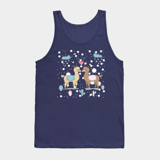 Alpaca Tank Top by Kristina Stellar Scandinavian Land